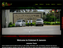 Tablet Screenshot of colemankjamminjamaicatours.com